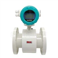 Medidor de fluxo eletromagnético digital anticorrosivo de grau elétrico duplo