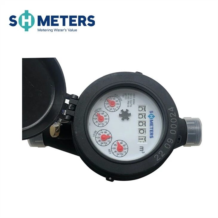 1/2inch~2inch Domestic Residential Dry Dial Water Meter Plastic Body Cold Water Meter