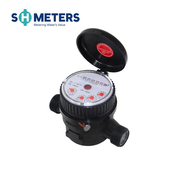 Class B Dry Dial Plastic 1/2 Inch Size Domestic Single Jet Water Meter Class B Dry Dial Plastic 1/2 Inch Size Domestic Single Jet Water Meter
