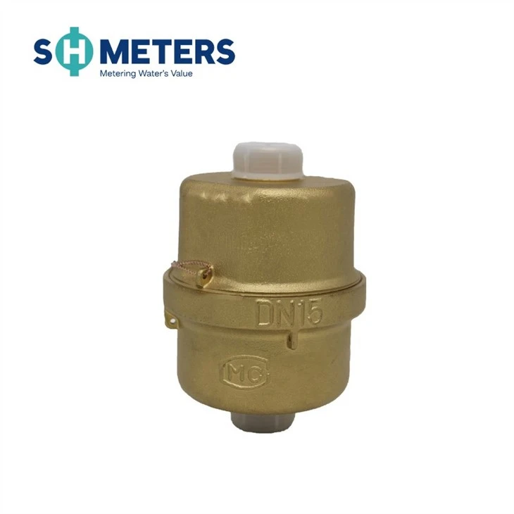 DN15~DN40 Class C Horizontal Water Meter For Residence Brass Body Reed Switch Screw Type Dry Dial DN15~DN40 Class C Horizontal Water Meter For Residence Brass Body Reed Switch Screw Type Dry Dial