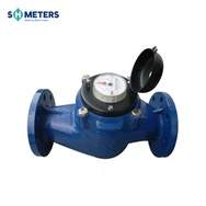 Medidor de fluxo a granel Lista de preços Ferro fundido Parafuso vertical Medidor de água Woltman Medidor de pulso Medidor mecânico de água