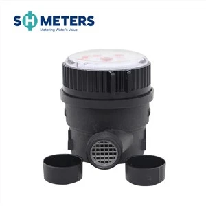 Medidor de água de jato único de plástico DN15~50mm