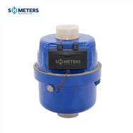 Medidor de água de pistão rotativo com interruptor de pulso Reed
