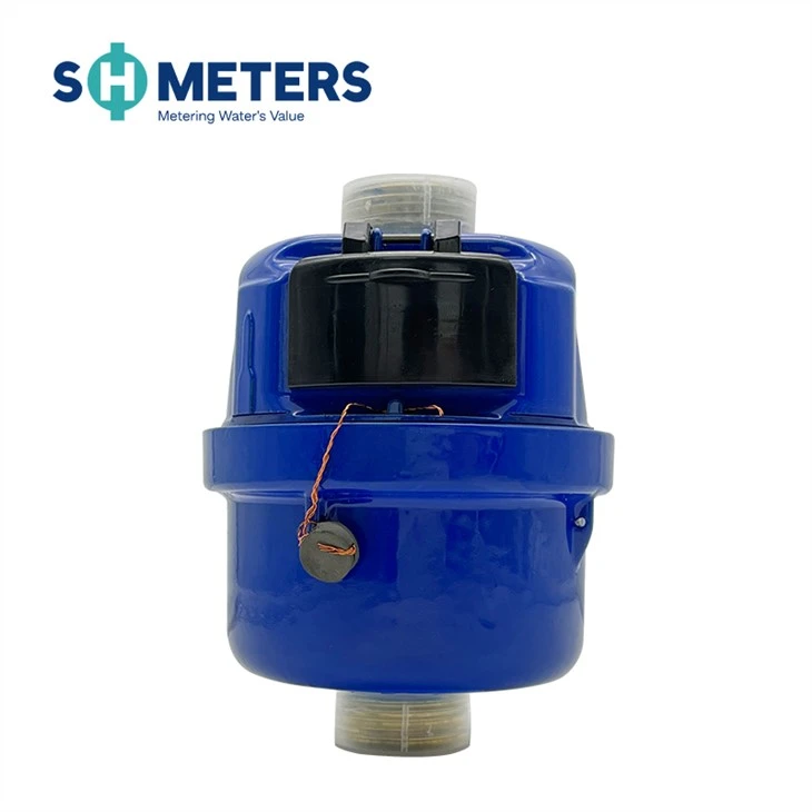 Medidor de fluxo de água de pistão rotativo volumétrico
