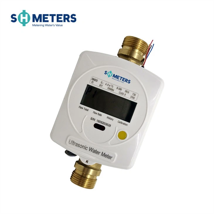 Medidor de fluxo de água ultrassônico sem fio inteligente com controle remoto wi-fi